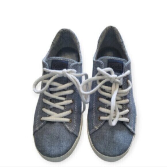 Keds Kickstart Denim Blue Canvas Sneakers Size 9 - Picture 8 of 10